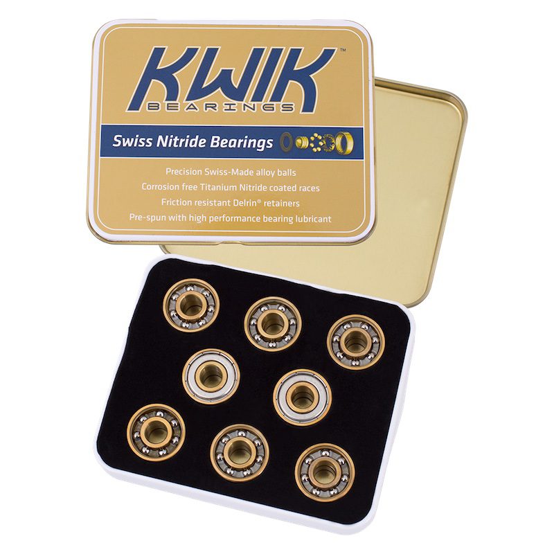 Kwik Swiss Nitride Skate Bearings Kwik Roller Skate Bearings