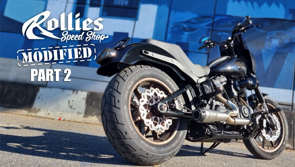 2022 Low Rider S Modified, Pt 2 Rollies Speed Shop