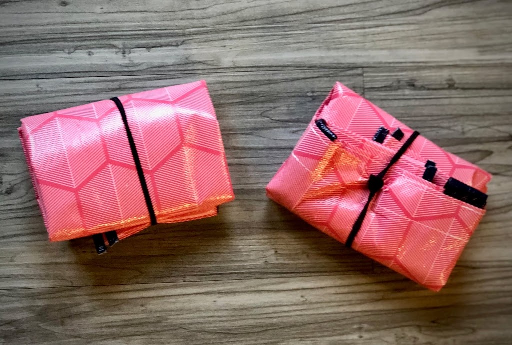 DIY Foldable Reusable Shopping Bag Hack Rolling Richmond