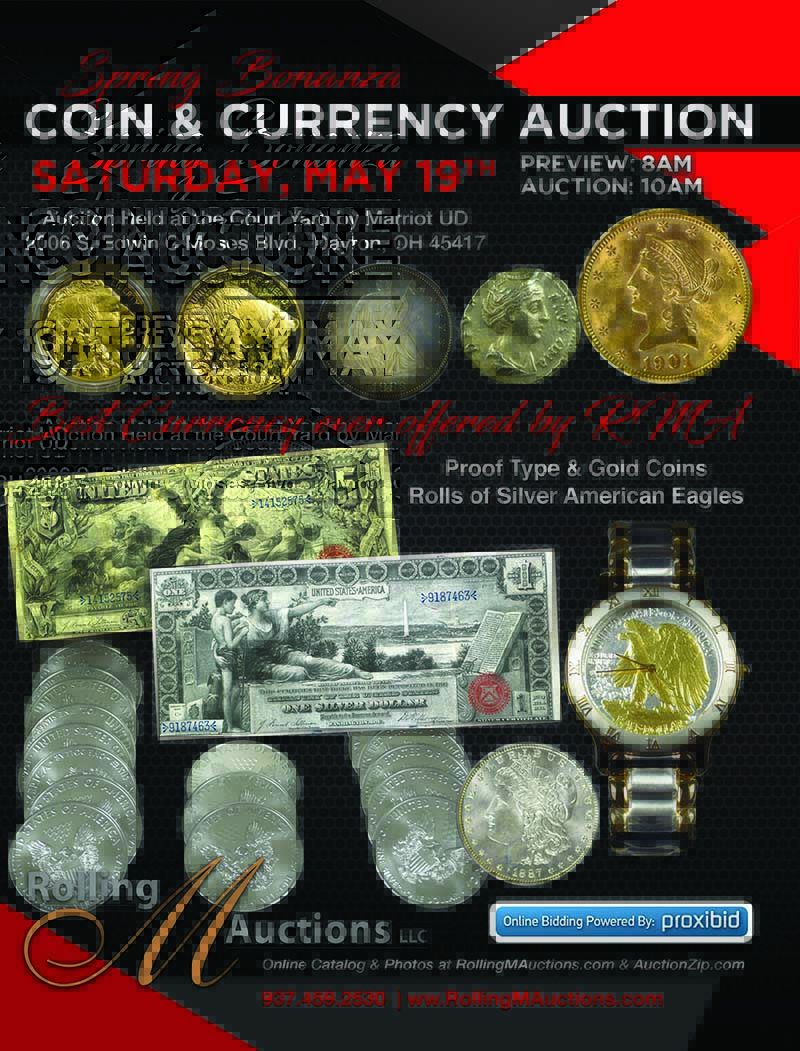 Spring Bonanza Coin & Currency Auction March 19, 2018