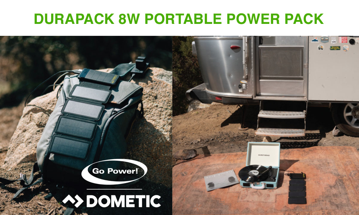 Win a DuraLite 100W Solar Panel System for your RV and a DuraPACK 8W