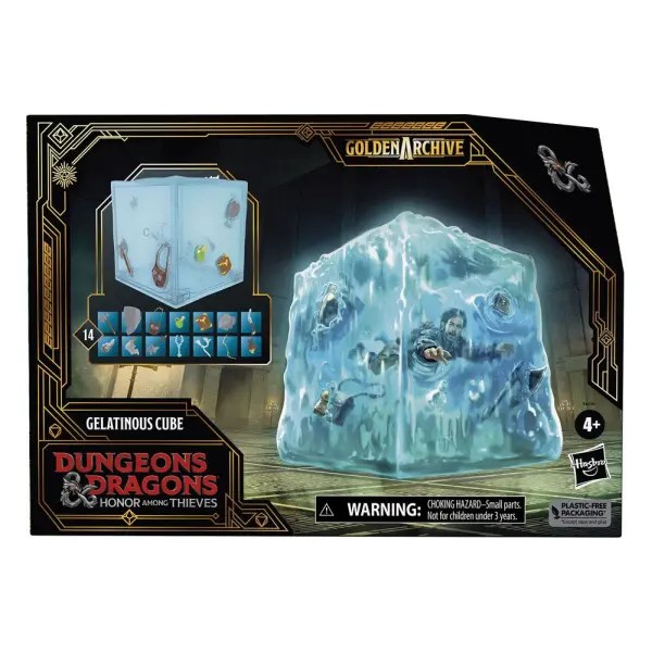 Dungeons & Dragons Honor Among Thieves Golden Archive Gelatinous Cube Figure (20 cm) Roll