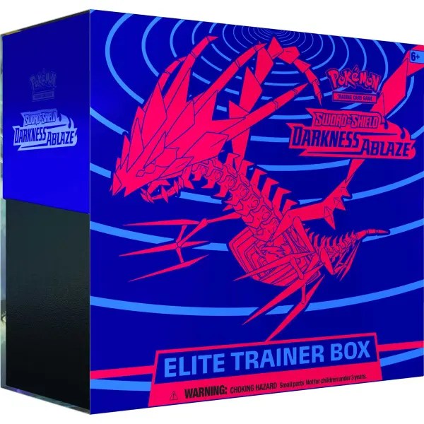 Pokemon TCG Sword&Shield Darkness Ablaze Elite Trainer Box Roll 'n