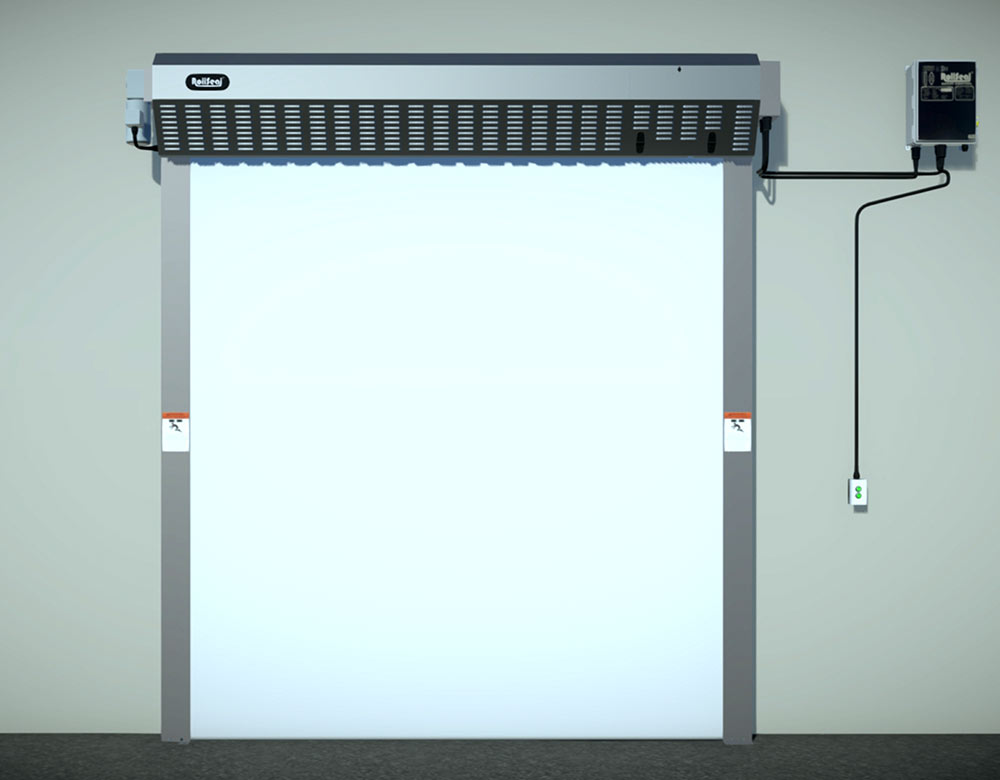 ISBDoorRenderingPaintBooth RollSeal Doors