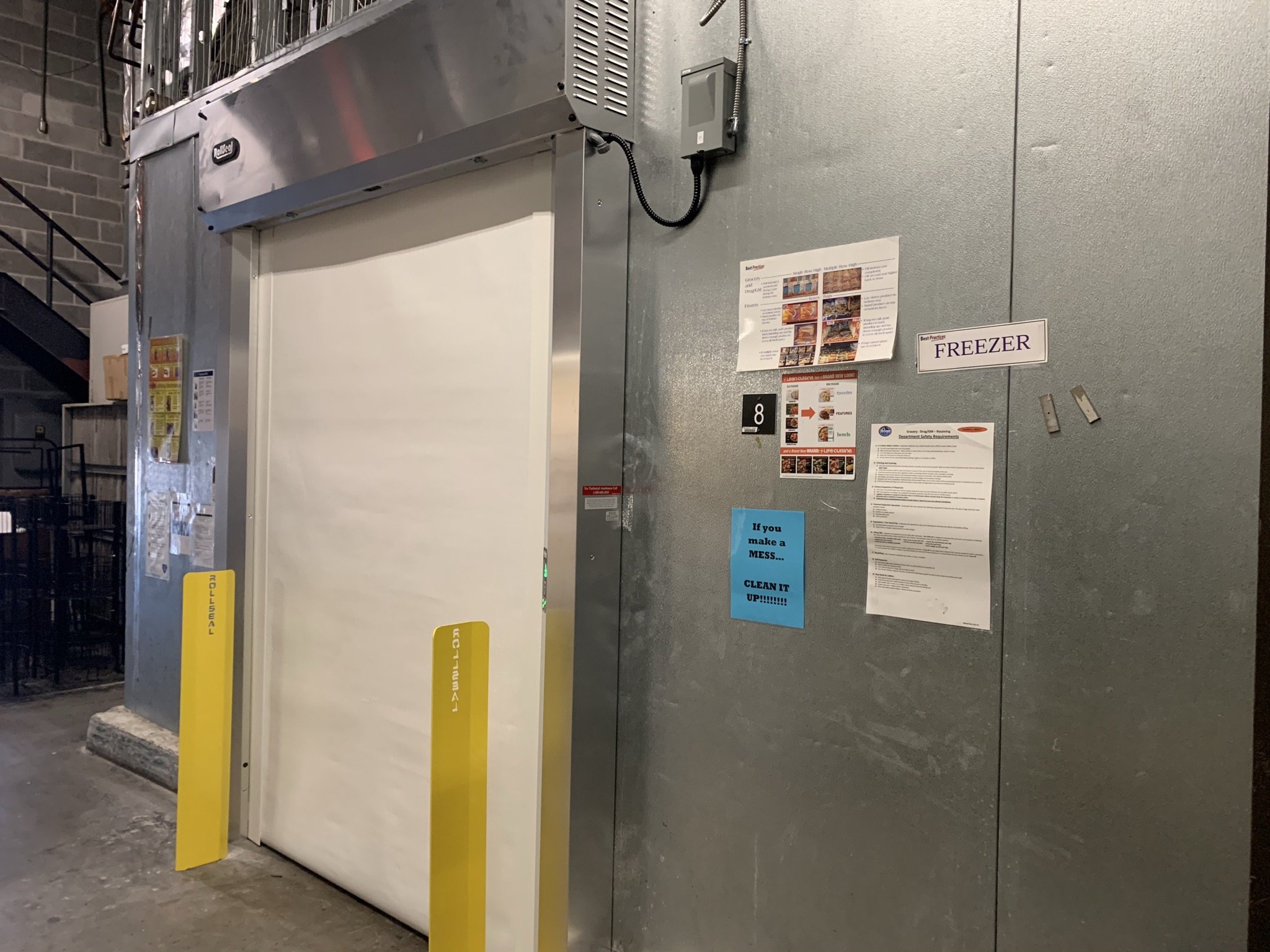 WalkIn Freezer Doors RollSeal Doors