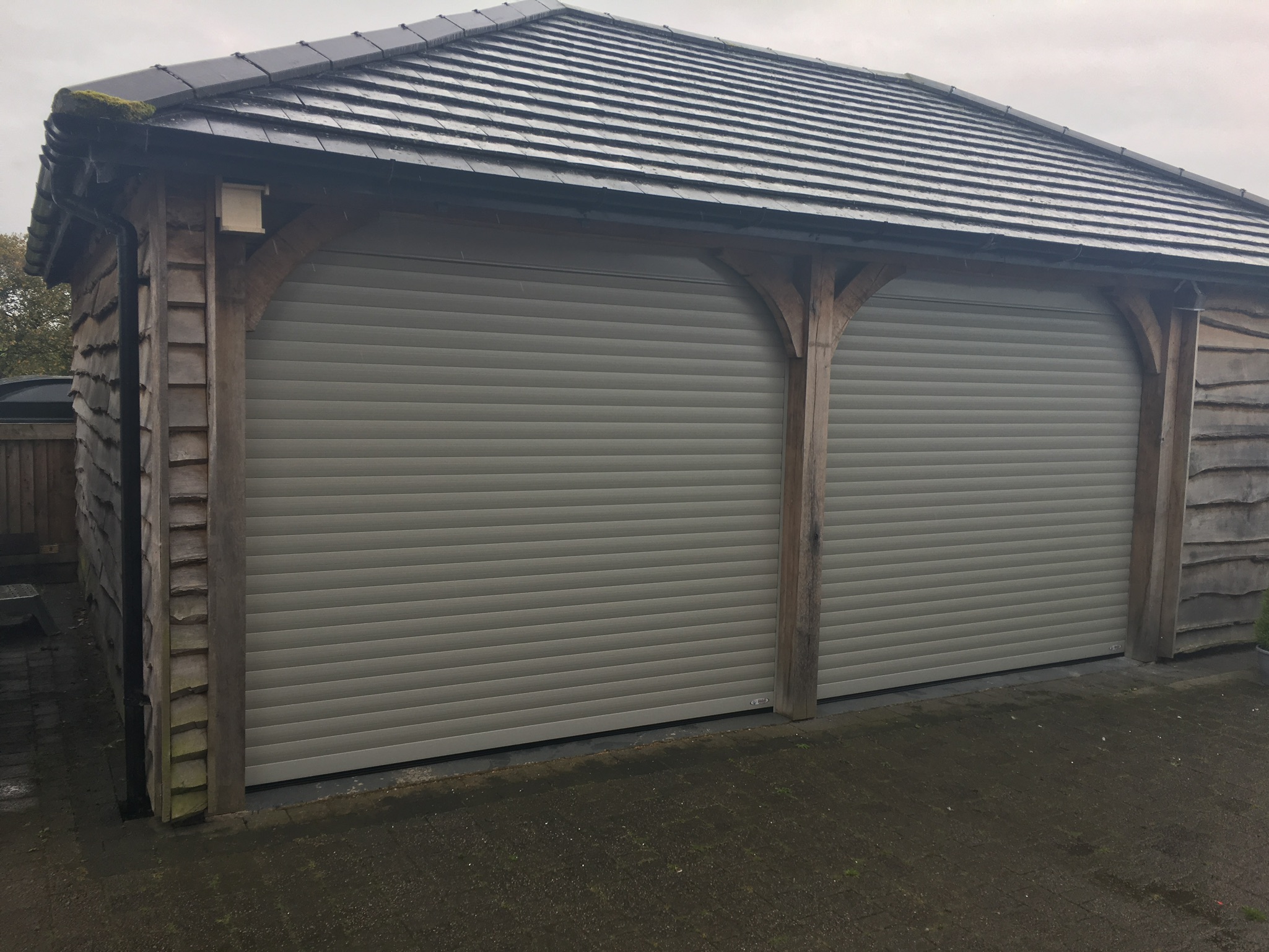 Carport roller doors