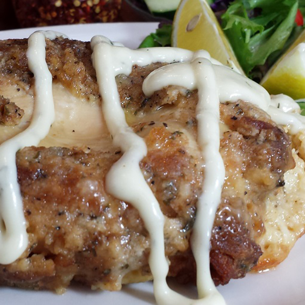 Stuffed Chicken with Crab Meat • Romano's Bar & Grill