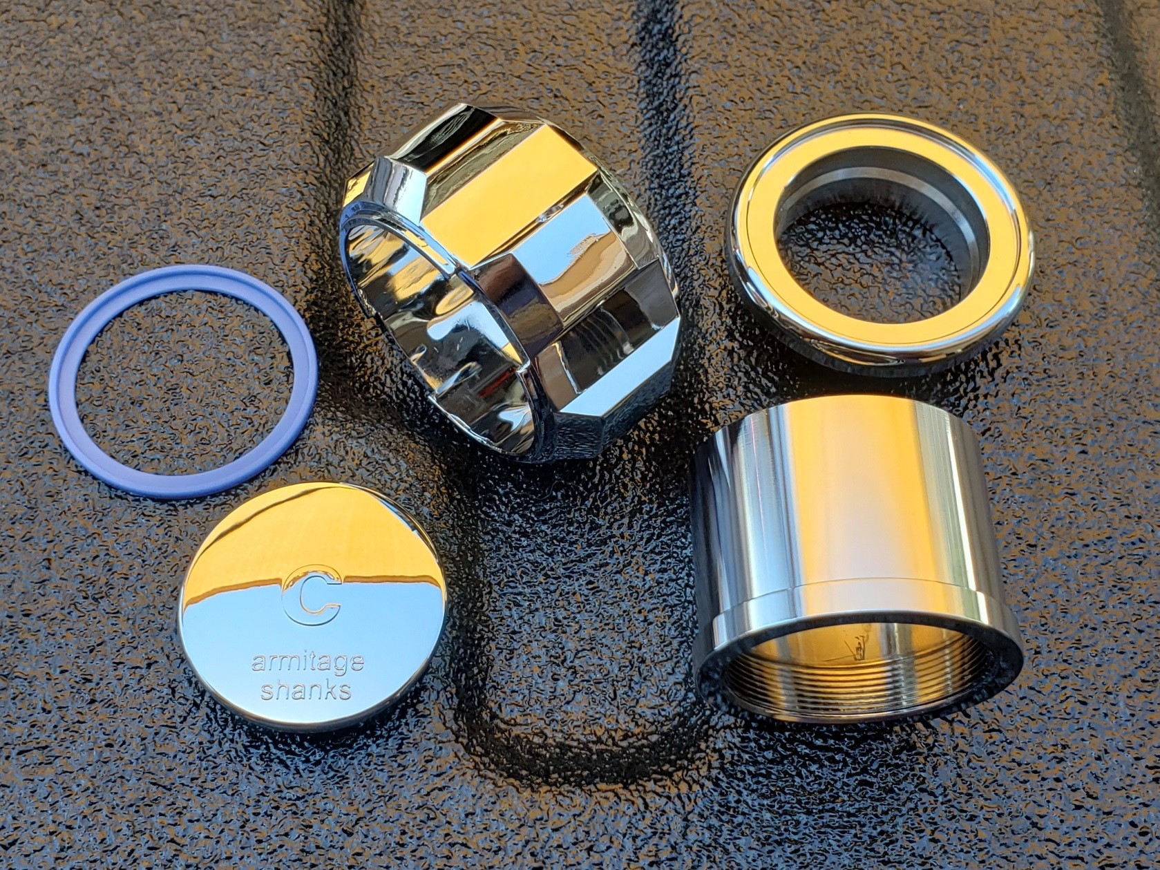 FX Chrome Sink Knob COLD Roman Props Roman's Empire