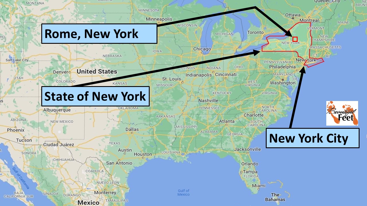 18251826 Rome, New York Revival BEAUTIFUL FEETBEAUTIFUL FEET