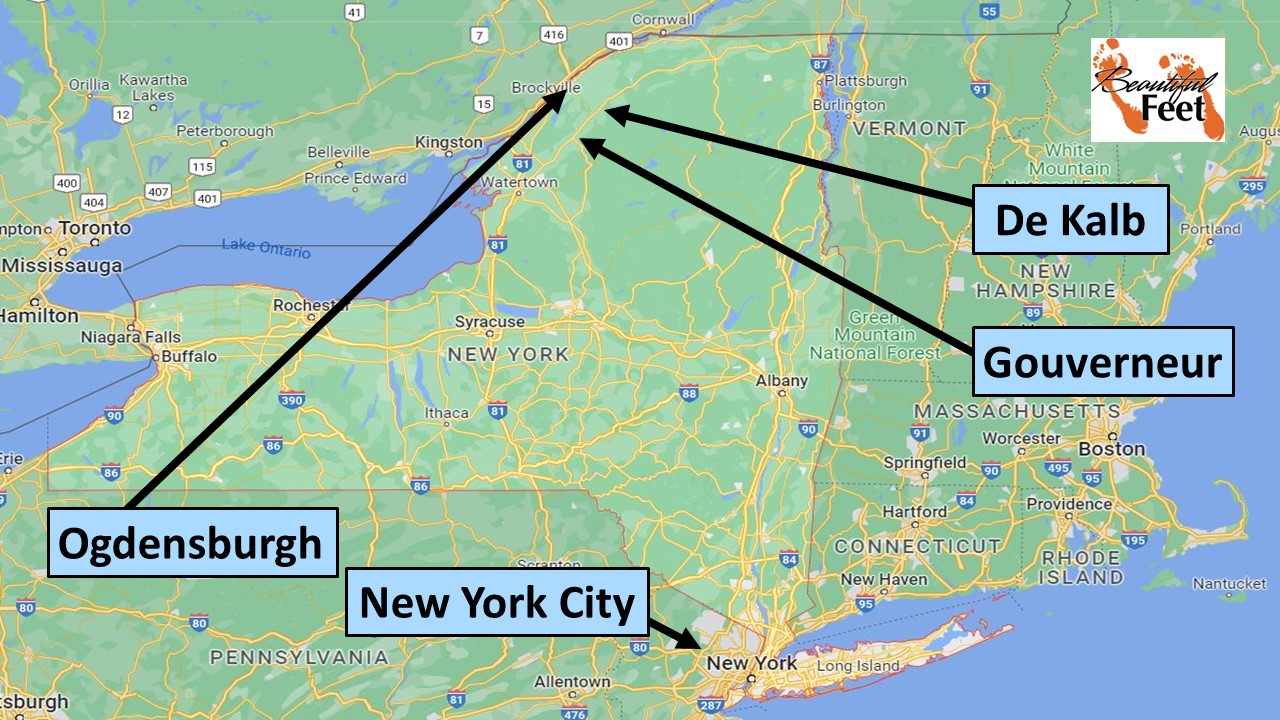 1825 Revival in De Kalb, New York BEAUTIFUL FEETBEAUTIFUL FEET