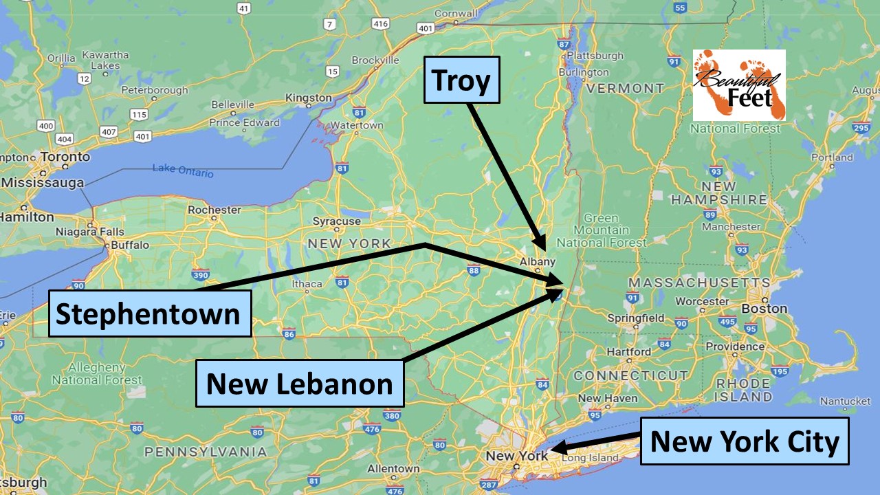 1827 New Lebanon & Stephentown Revivals BEAUTIFUL FEETBEAUTIFUL FEET