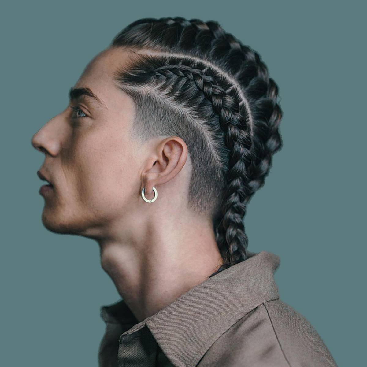 Men Braids Hairstyle Romans