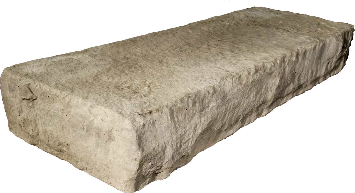 Rosetta Dimensional steps mimic rock-faced limestone steps