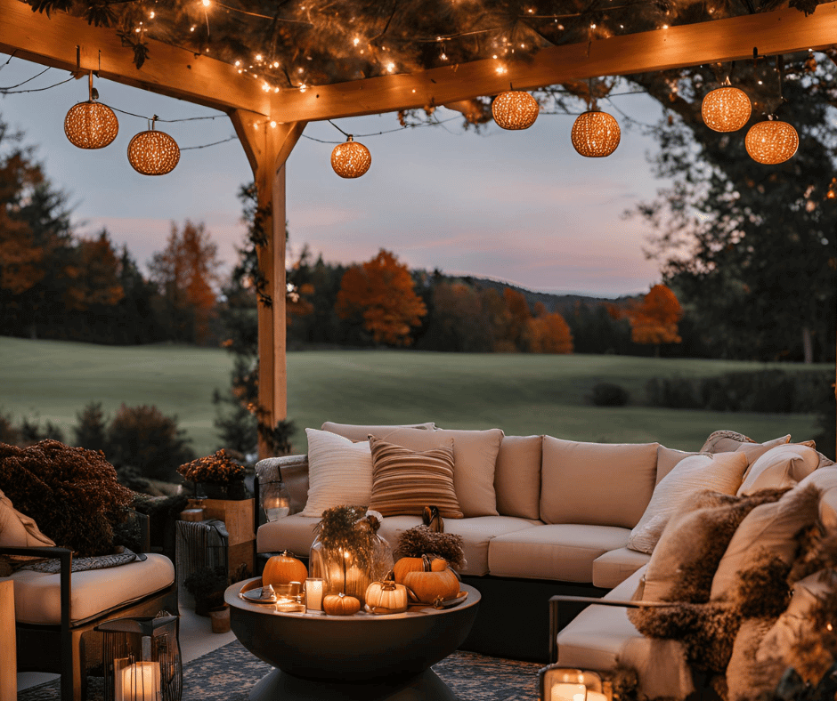 20 Fall Rustic Patio Ideas Perfect for Cozy Autumn Nights