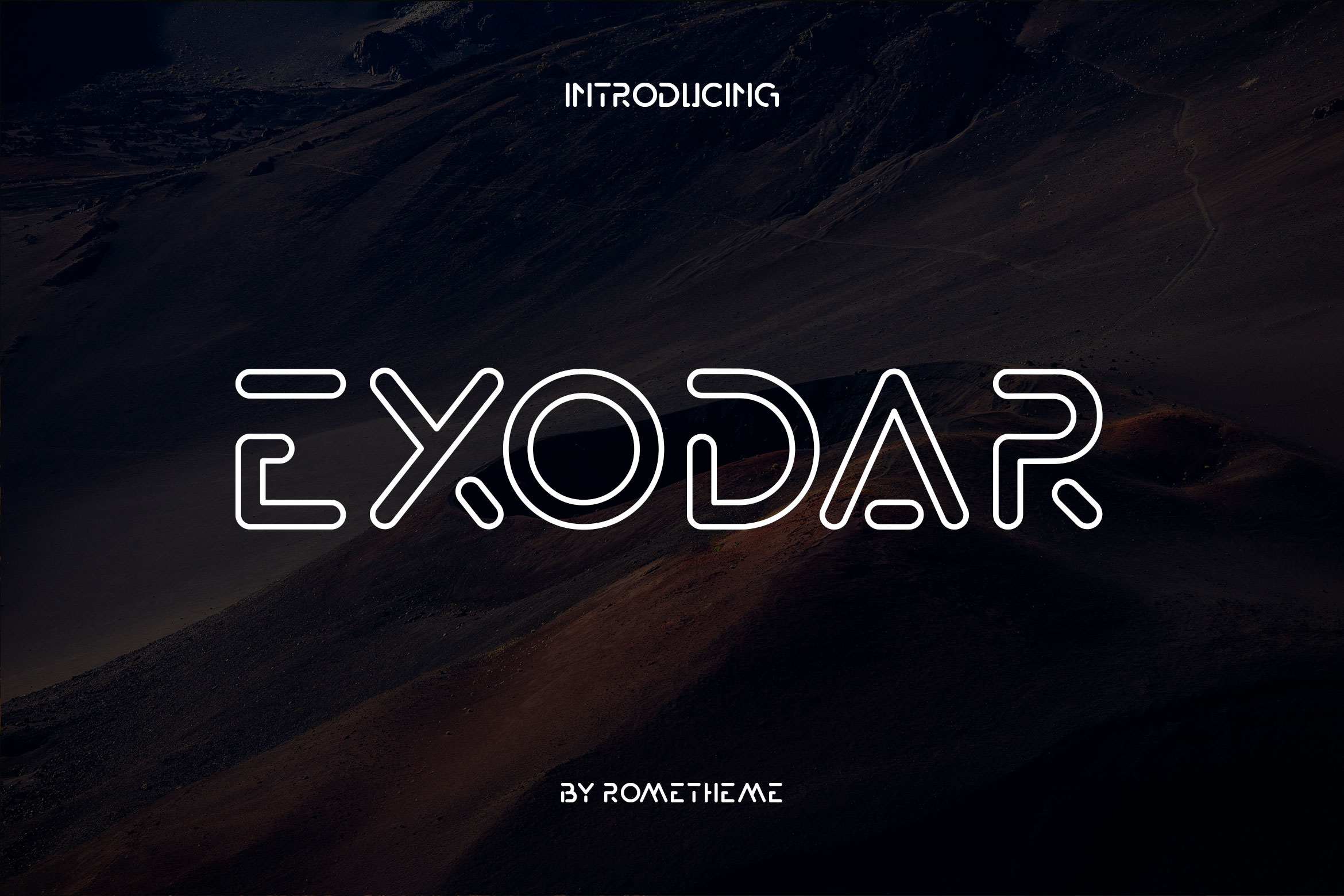 Exodar Futuristic Font Rometheme