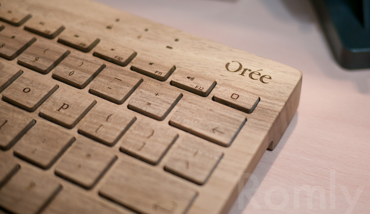 究極のおしゃれキーボード Oree Board Walnut 到着! Romly