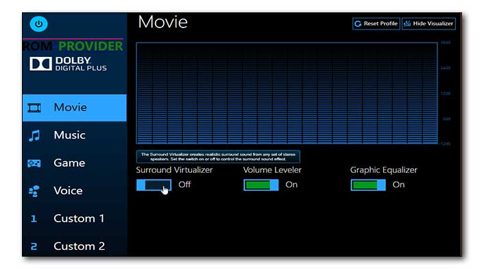 Download Dolby Atmos™ for android 8.0/8.1 Oreo ROMProvider