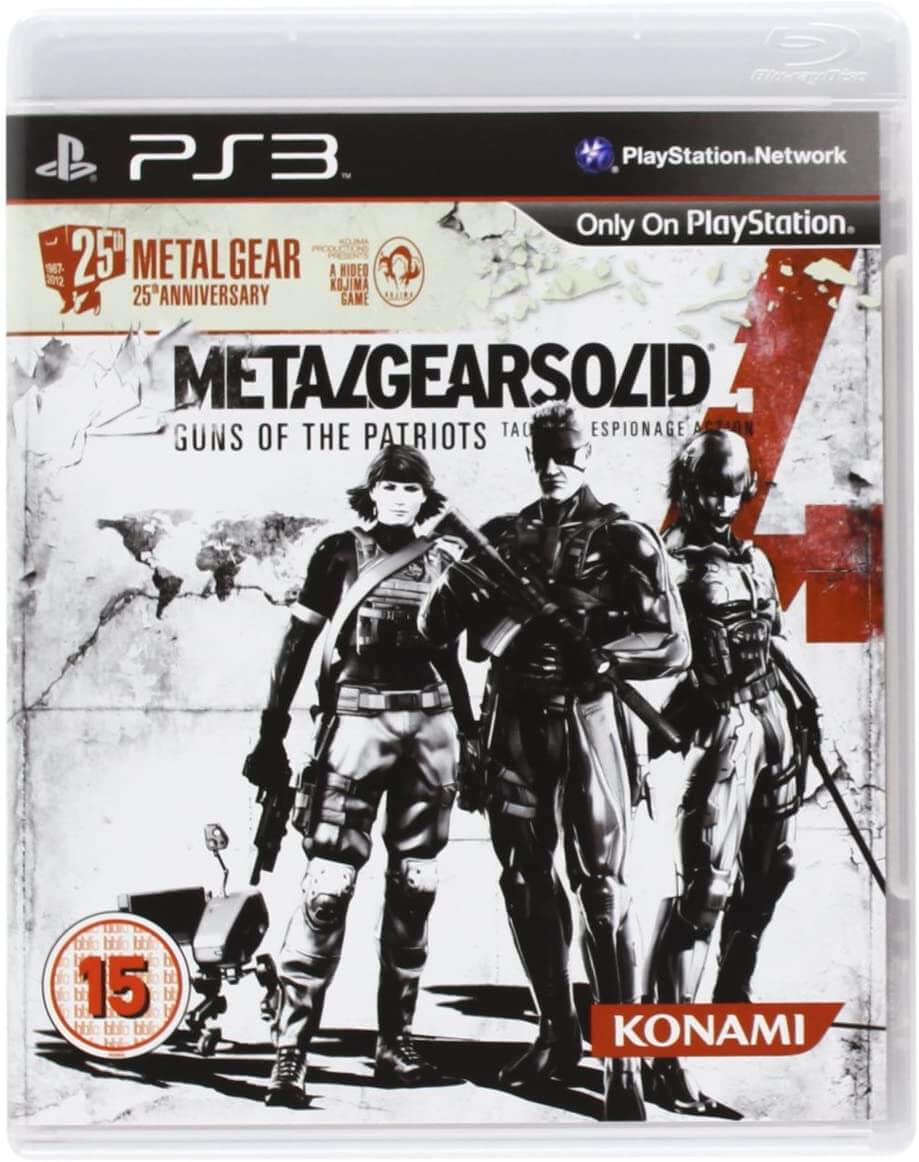 Metal Gear Solid 4 Guns Of The Patriots 25th Anniversary Edition