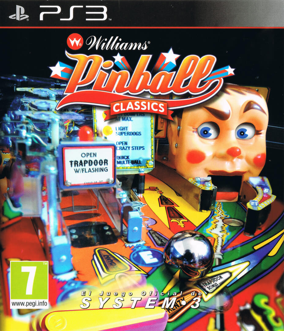 Pinball Hall of Fame The Williams Collection ROM & ISO PS3 Game