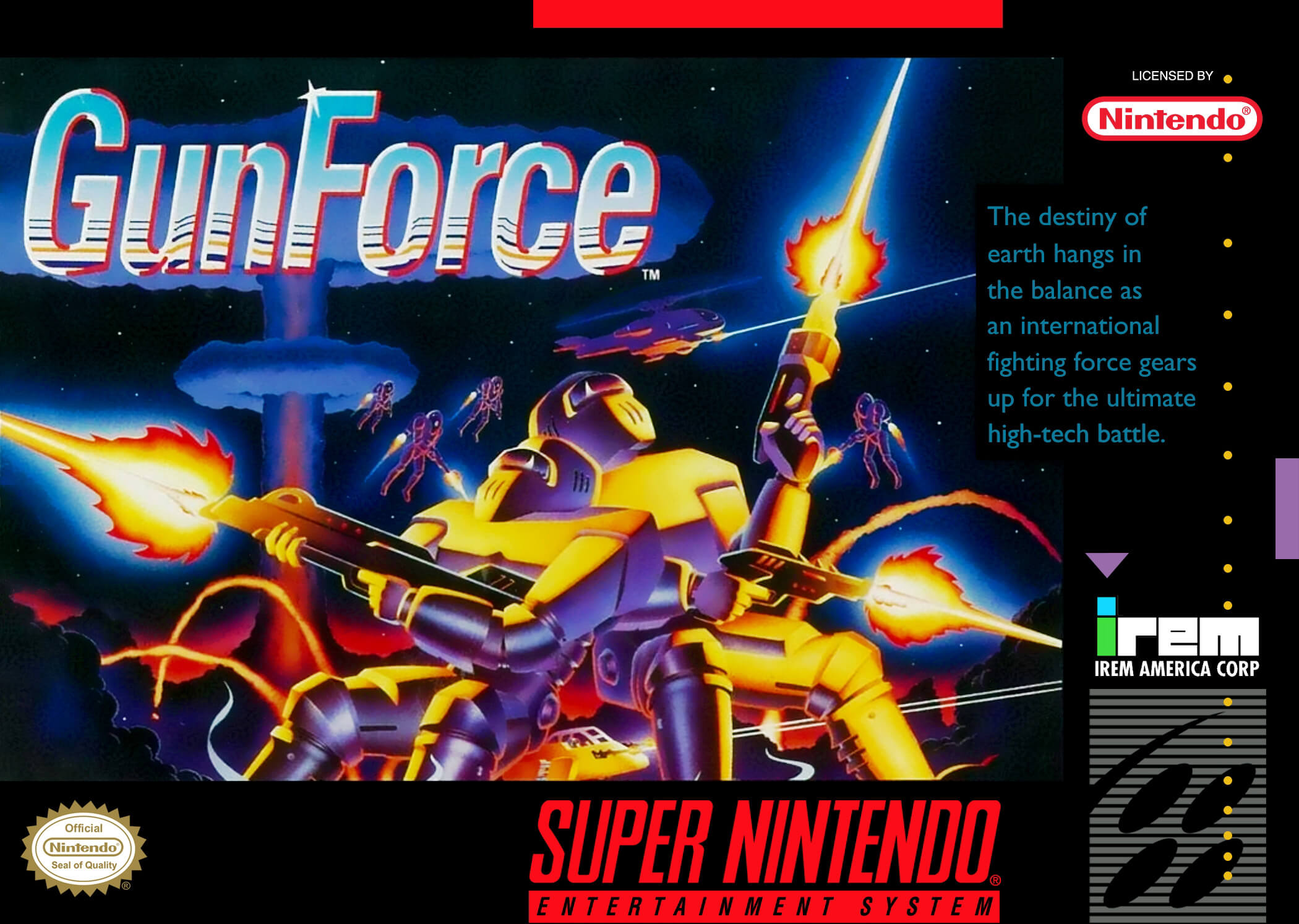 GunForce ROM Nintendo SNES Game