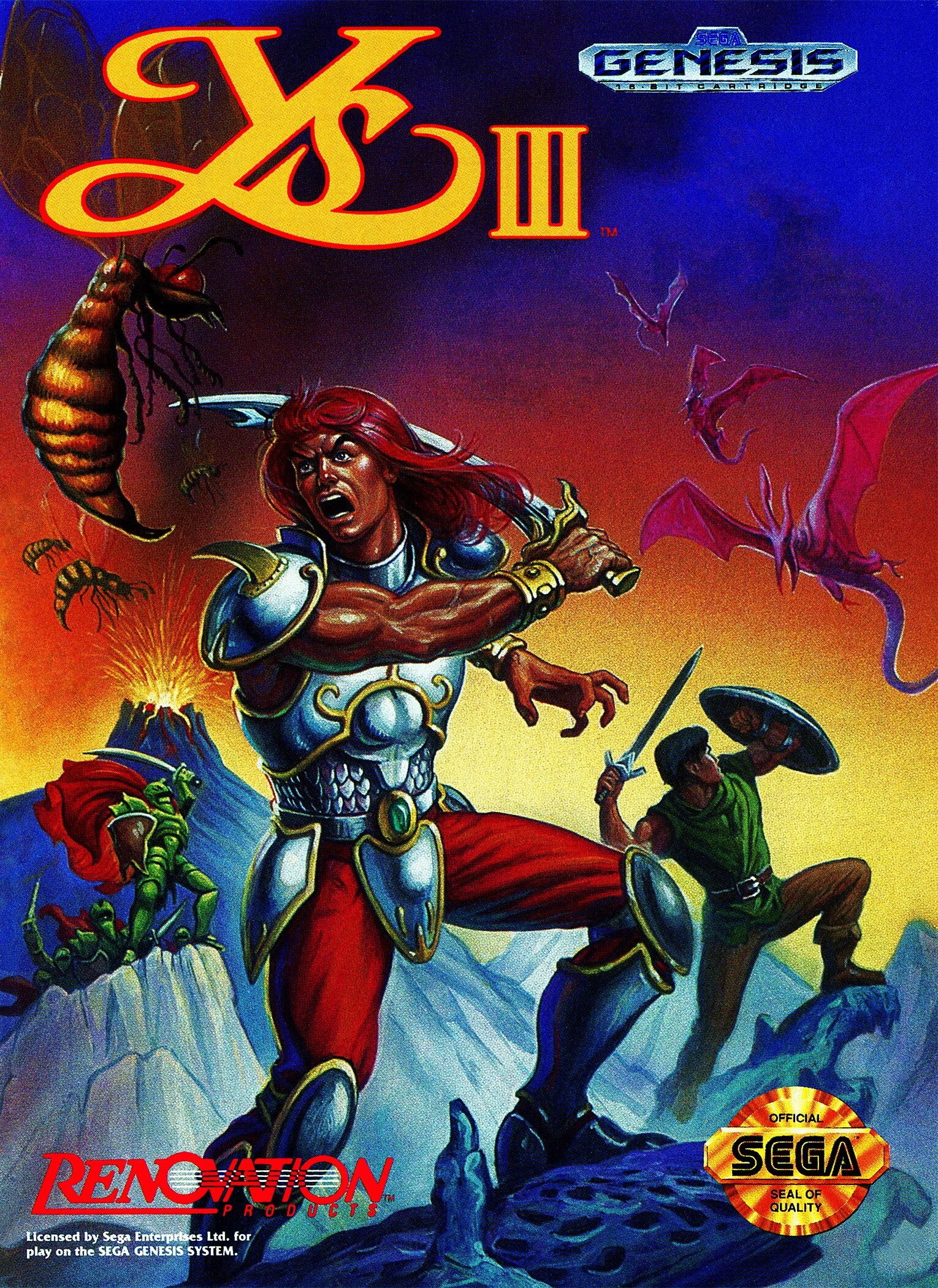 Ys III ROM Sega Genesis Game