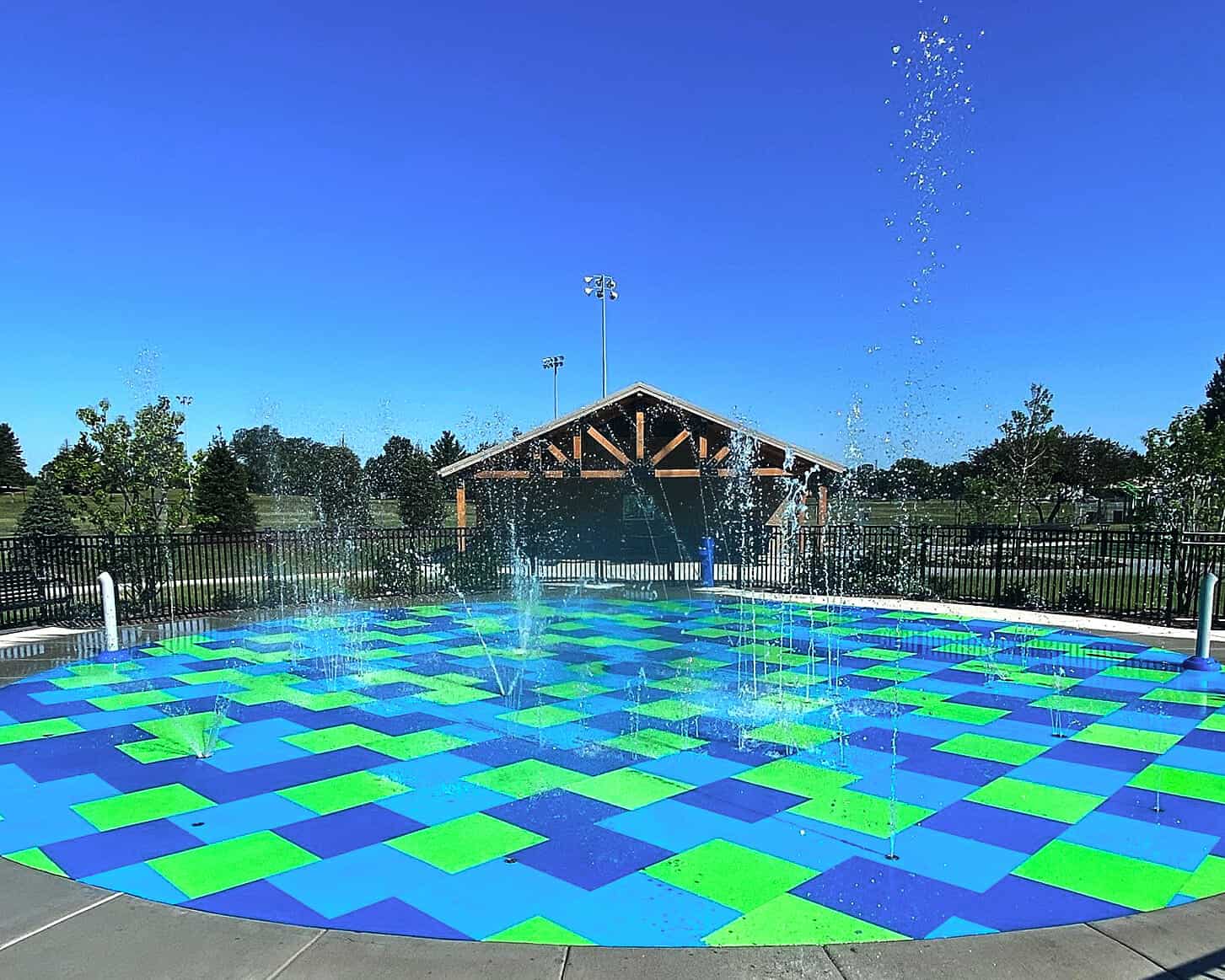 Splash Pad Restroom at Camera Park Glendale Heights, IL