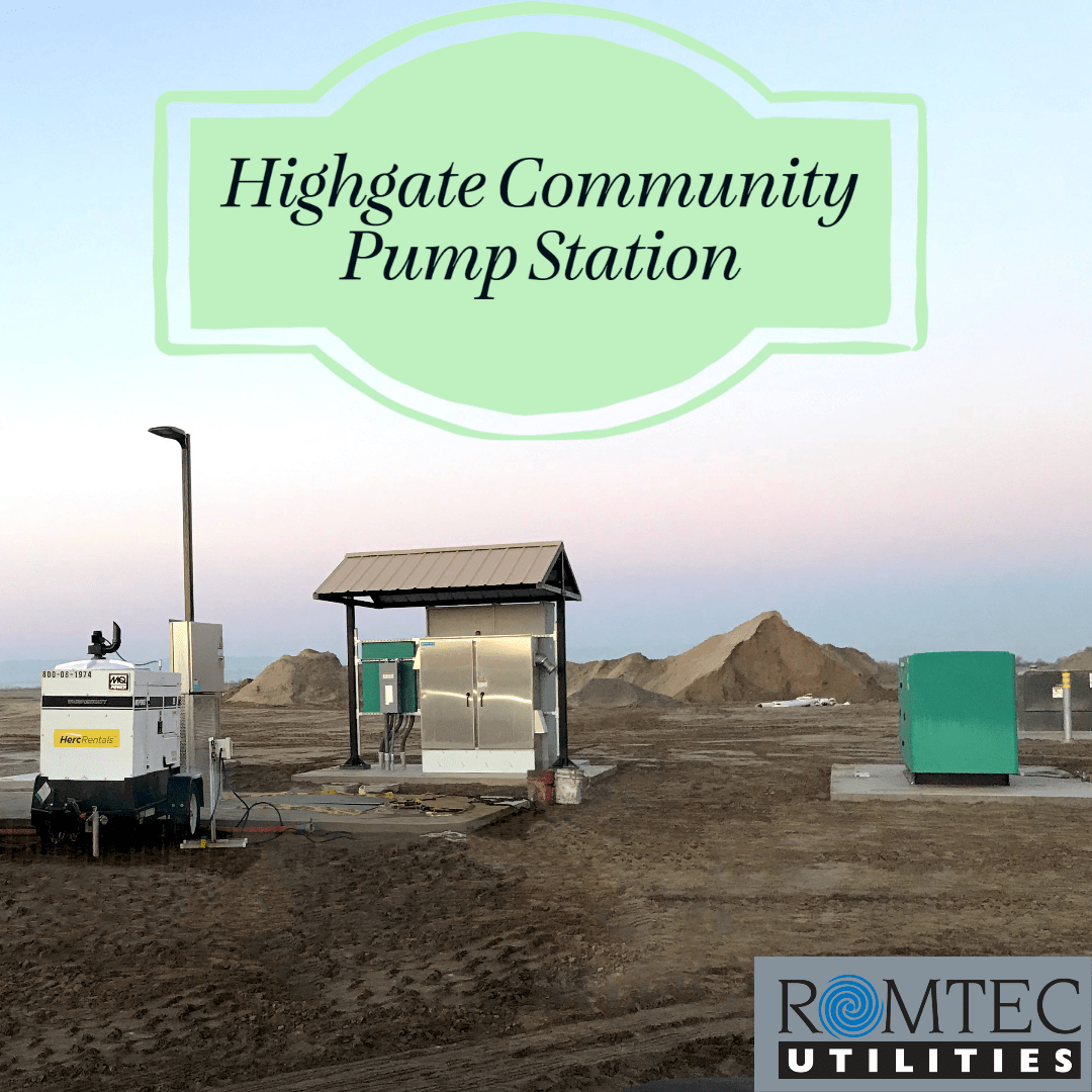 City of Bakersfield Wastewater Lift Station450 GPM50' TDH Romtec Utilities