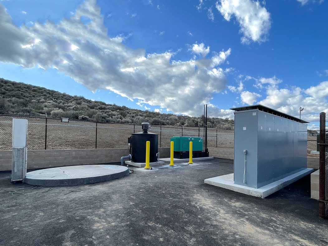 Valley Knolls Carson City, NV Wastewater Lift Station 117 GPM105' TDH