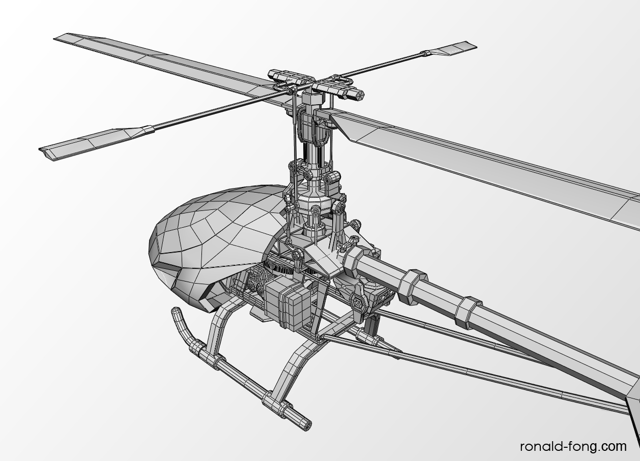 RC Helicopter Work in Progress 3 – Ronald Fong