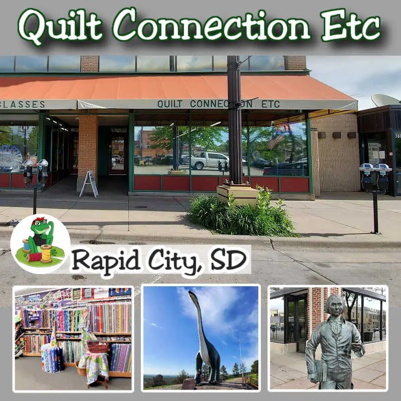 Quilt Connection Etc in Rapid City, SD Rona the Ribbiter