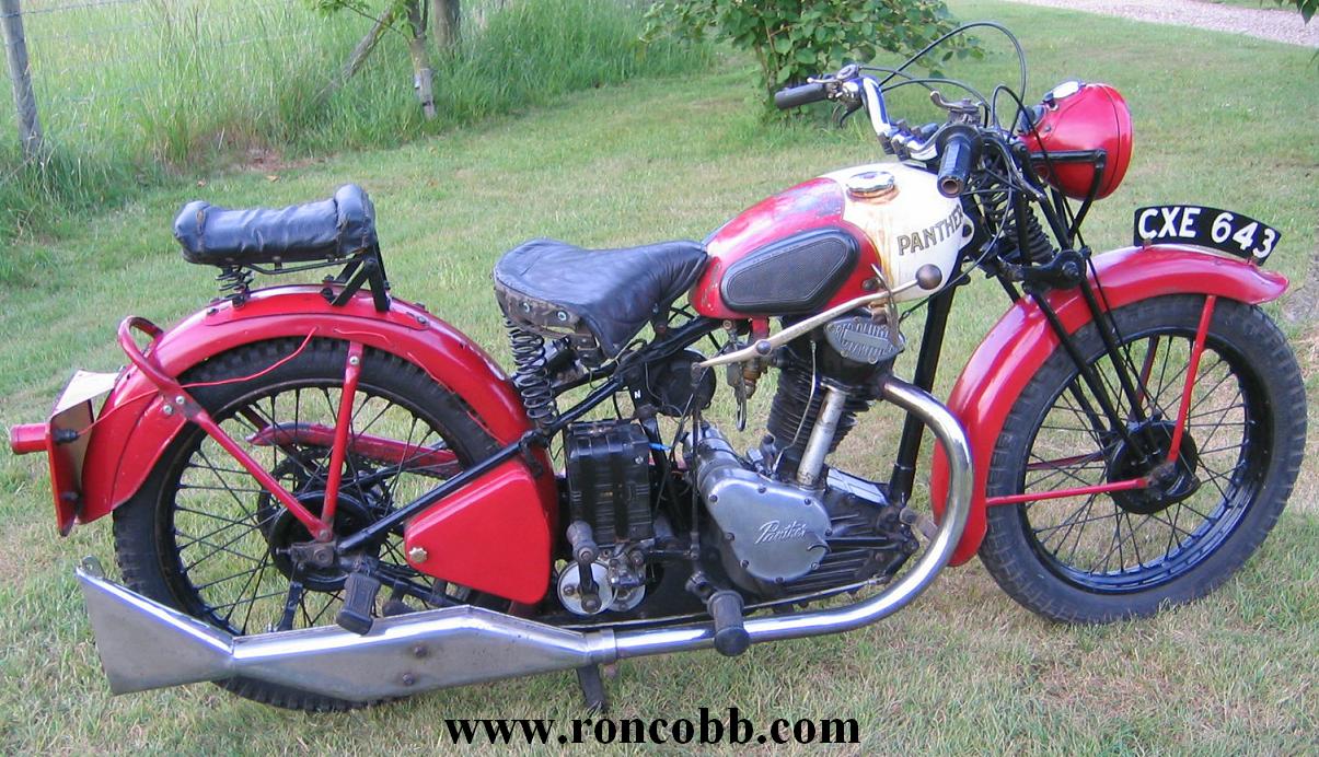 1936 Panther model 20 Red Panther 250cc for sale