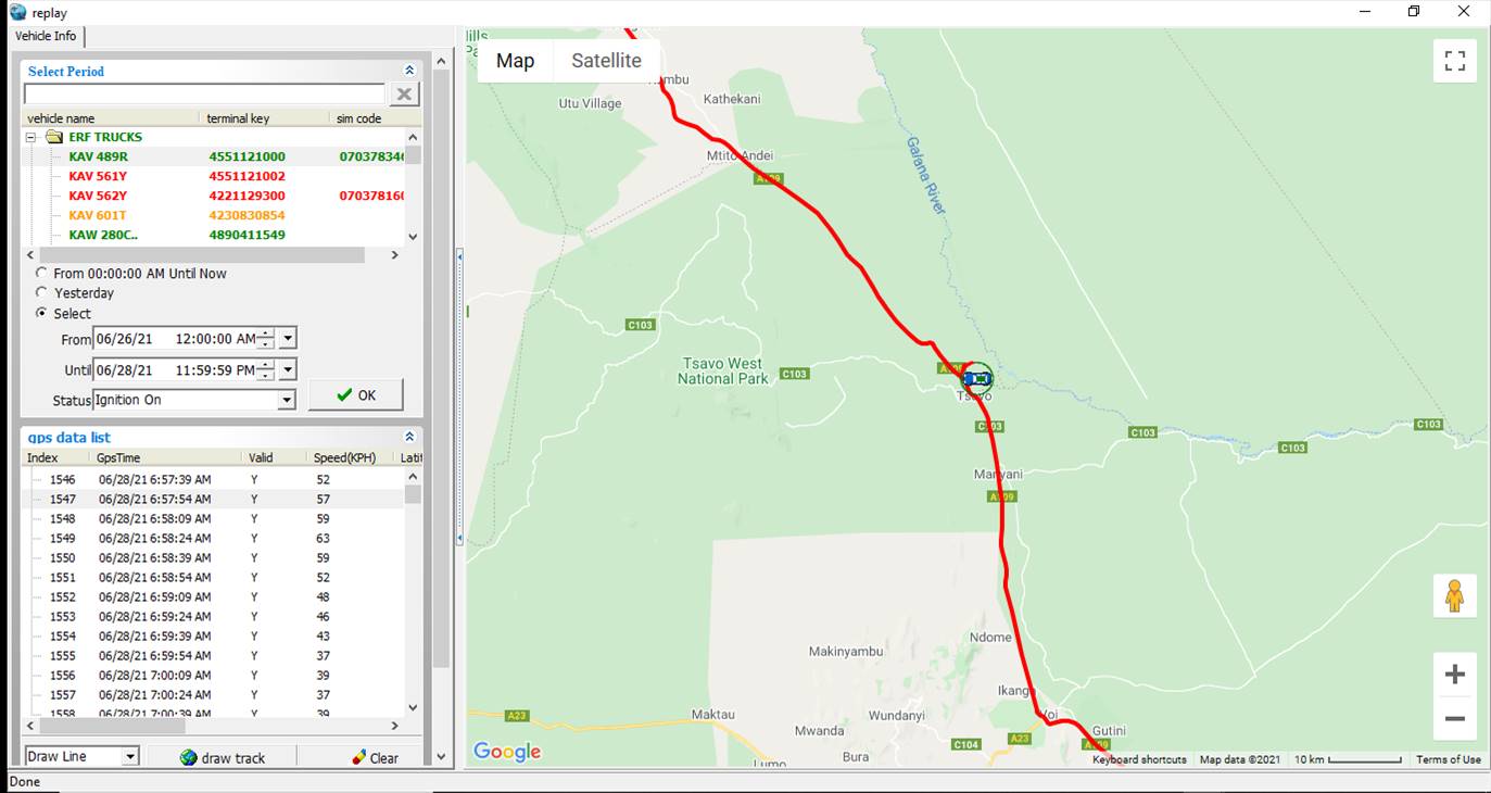 Offices, Depots & Tracking Rongai & Transport Ltd