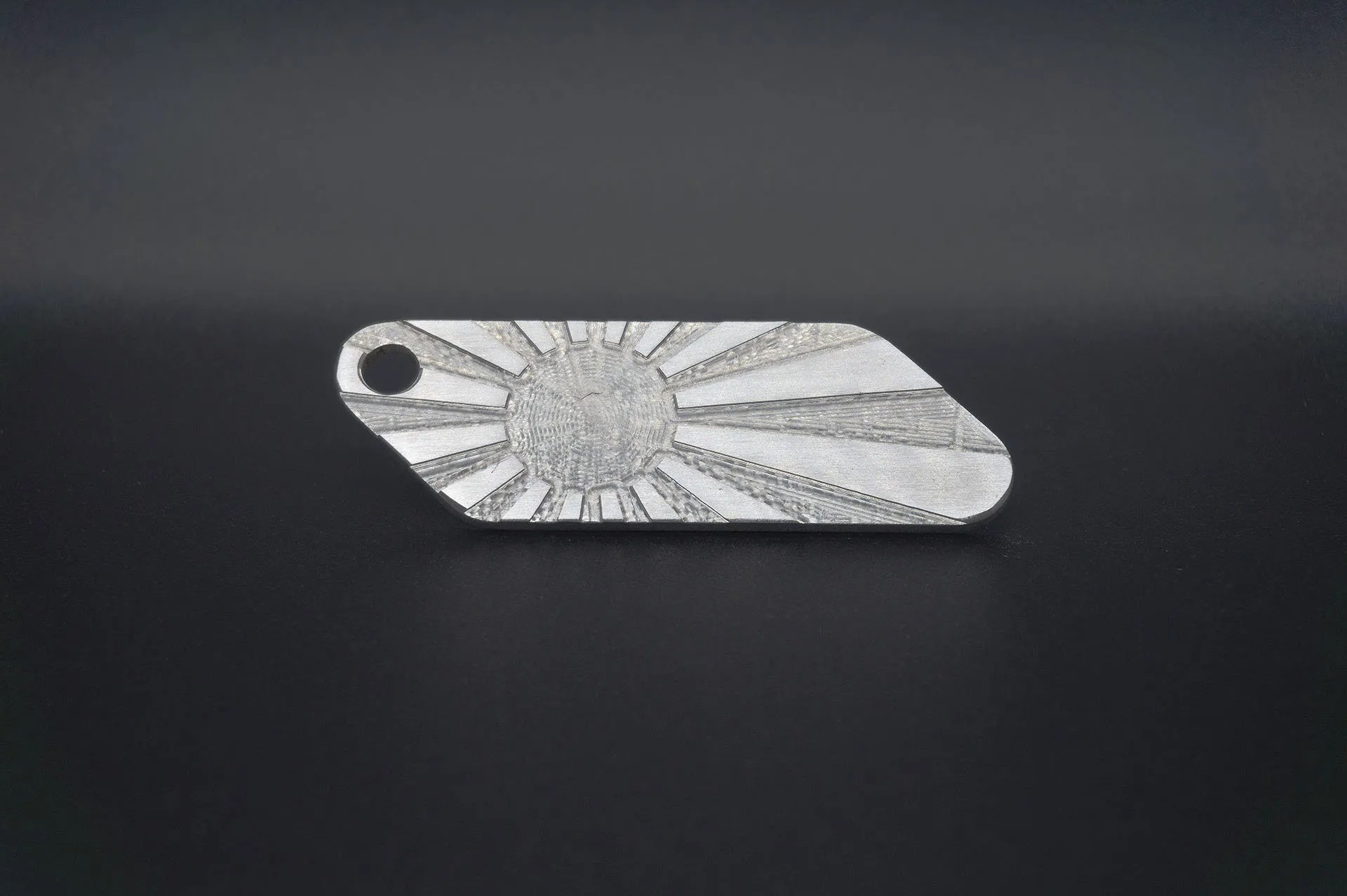 Rising Sun Titanium Keychain Ronin Imports