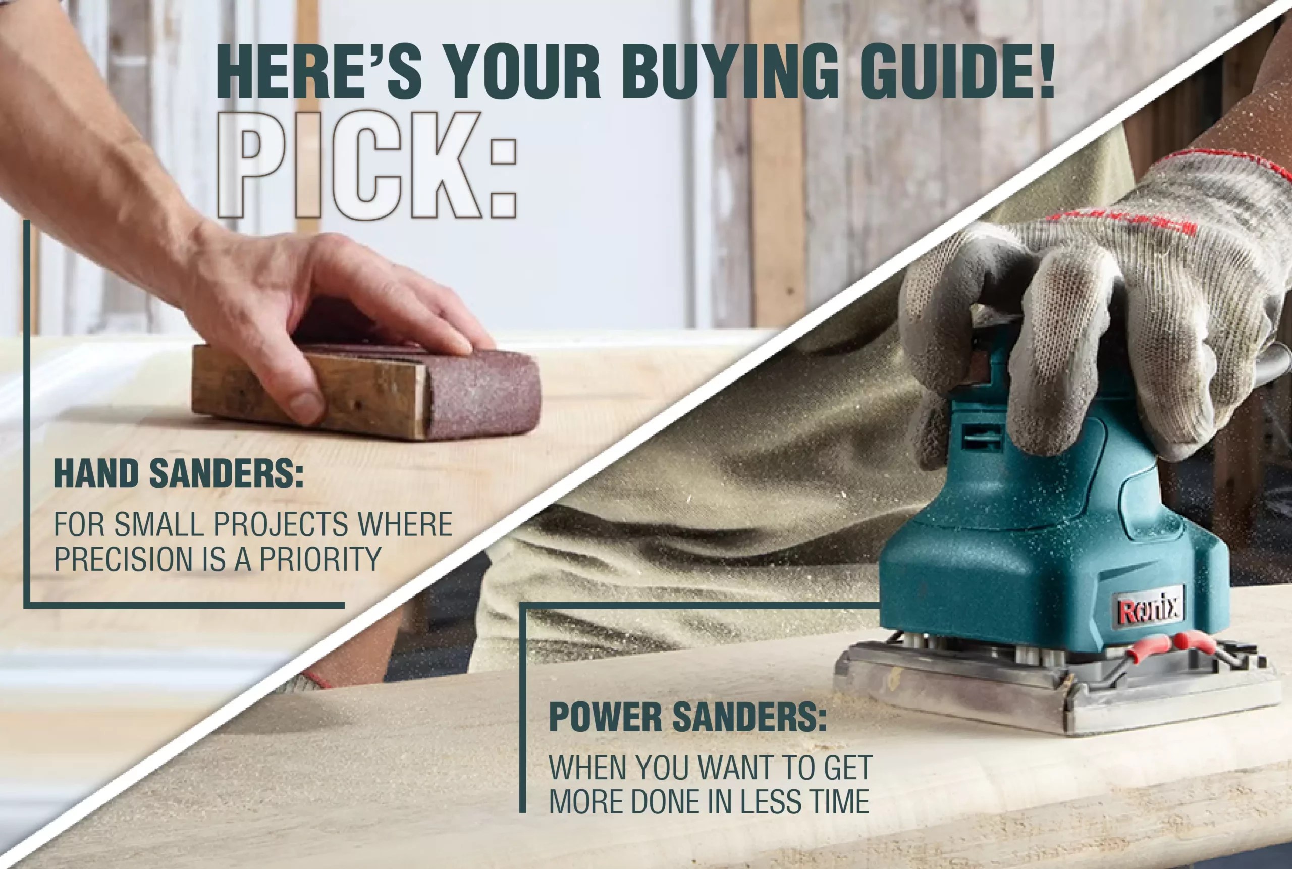 Types Of Sanders & Their Uses Learn Top Sanding Secrets