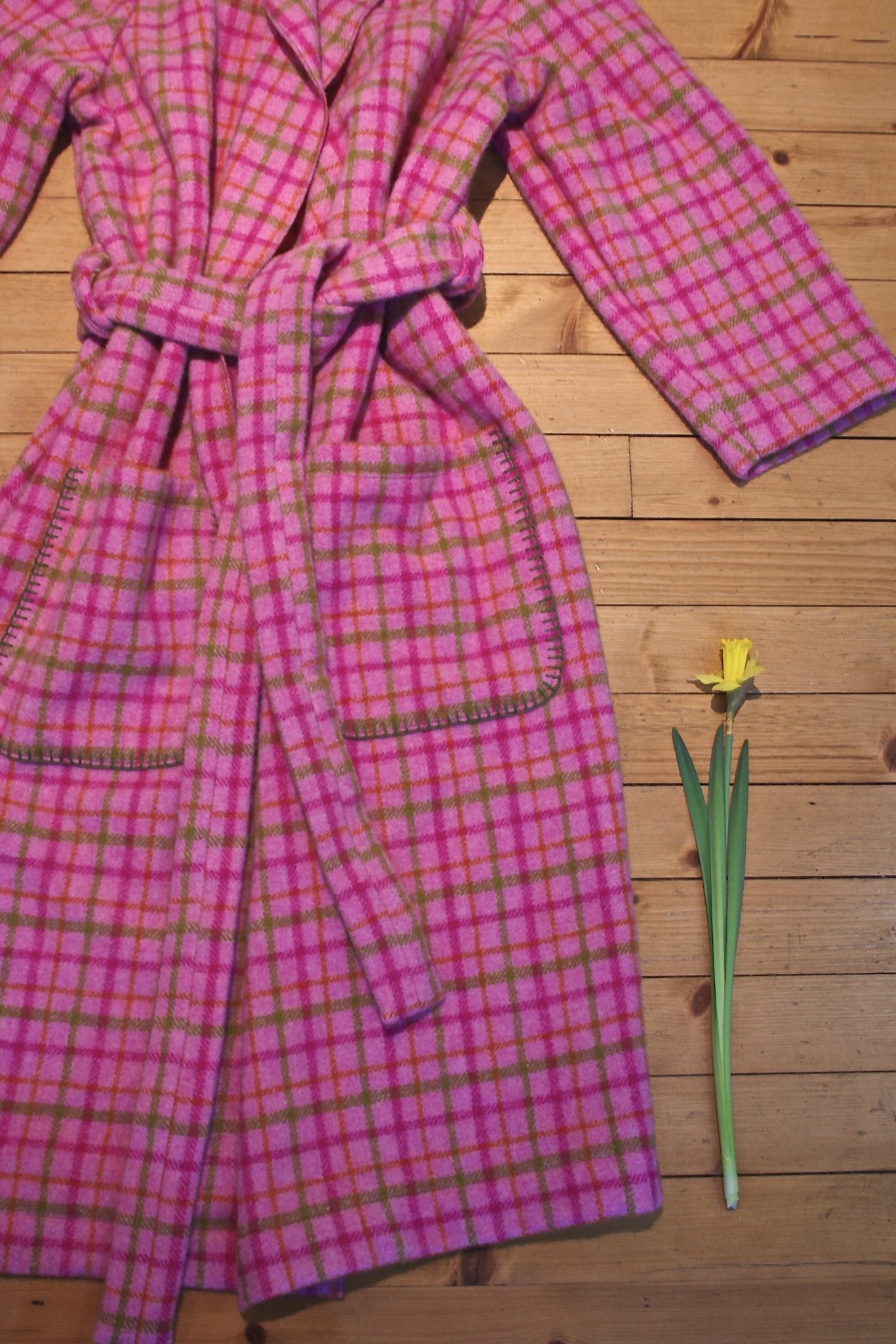 Harris tweed DressingGown Housecoat Roobedo