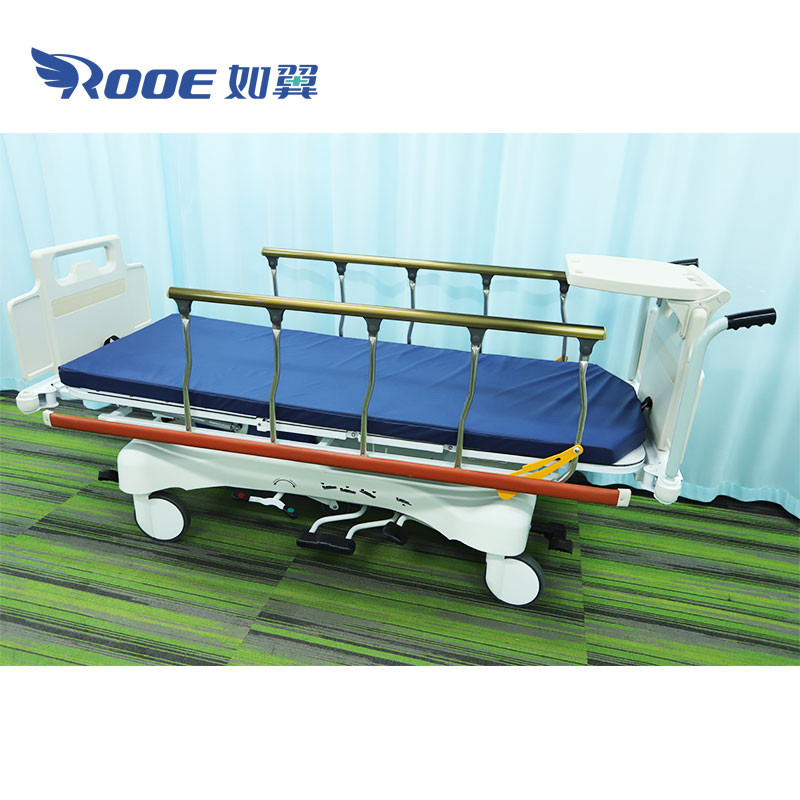 Patient Transfer Stretcher Trolley Hospital Bed Stretcher With Wheels