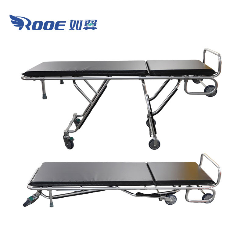 Funeral Stretcher Height Adjustable Mortuary Trolley For Sale from