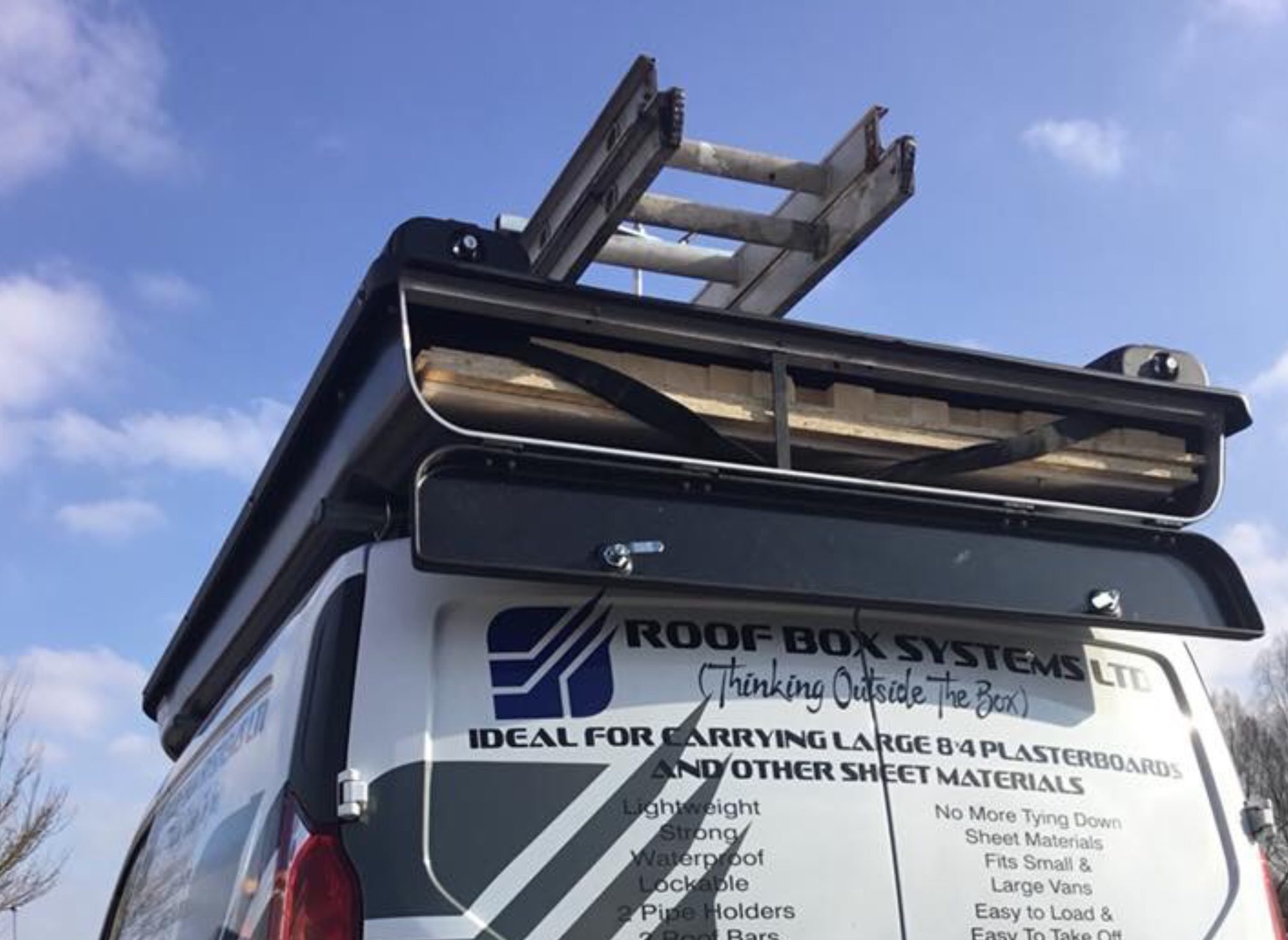 Roofarack™ the boardcarrying roof rack for tradesmen's vans