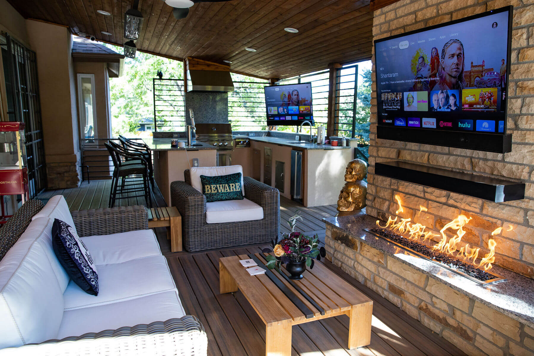 Outdoor Audio/Visual Landscape Design Build Denver, CO