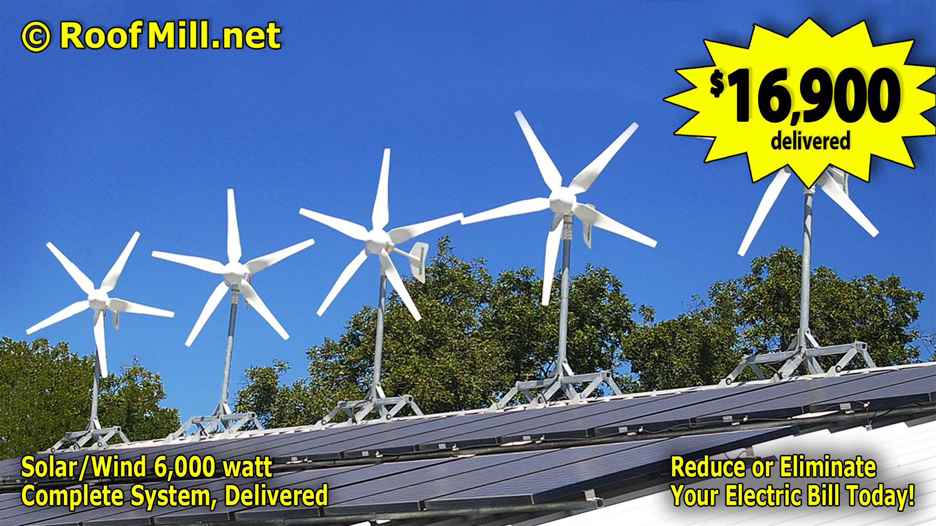 Solar & Wind Electric Kits