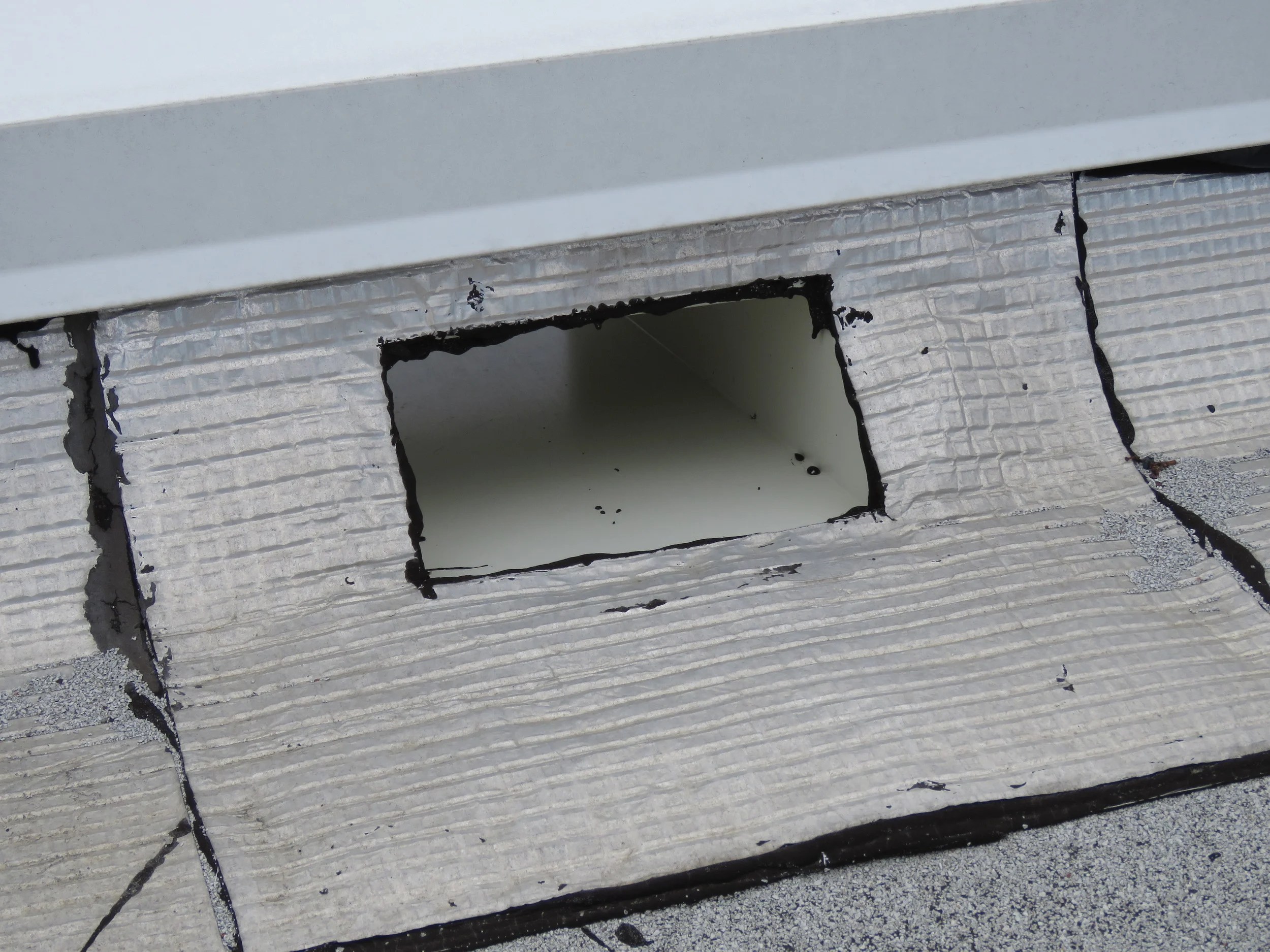 Pictures Commercial Roof Scuppers as Installed on Roofs