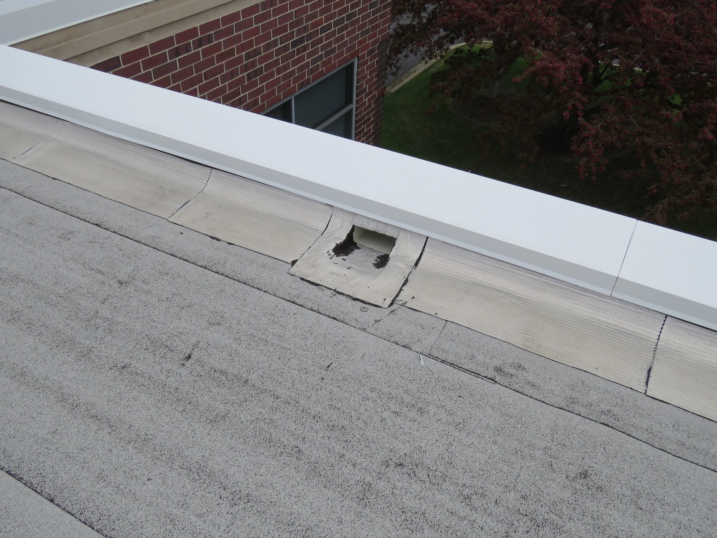 Pictures Commercial Roof Scuppers as Installed on Roofs