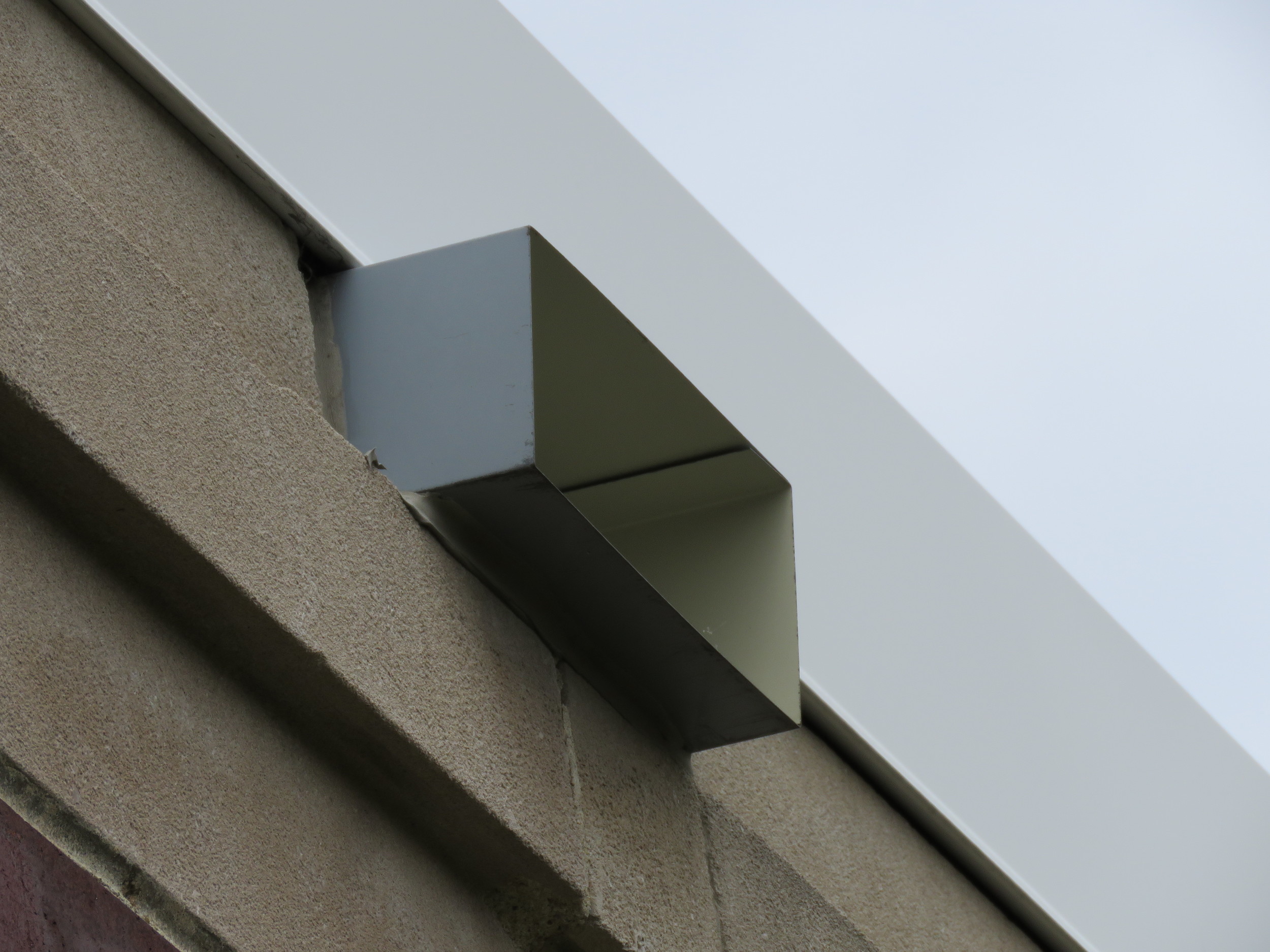 Pictures Commercial Roof Scuppers as Installed on Roofs