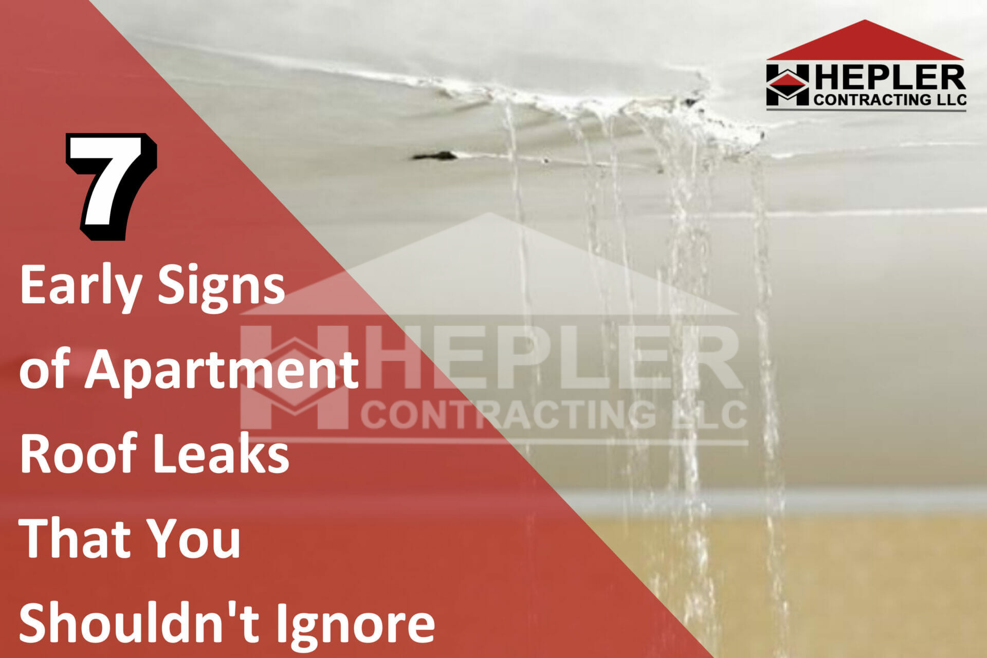 7 Warning Signs Of Apartment Roof Leaks