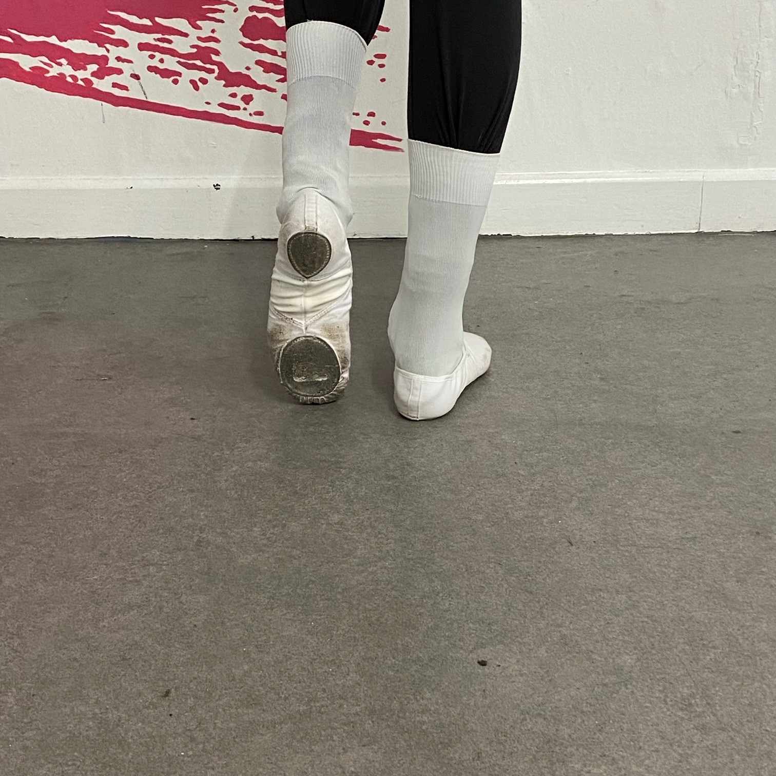 Men’s Canvas Ballet Shoes (with pre sewn elastic) Rooftop Studios