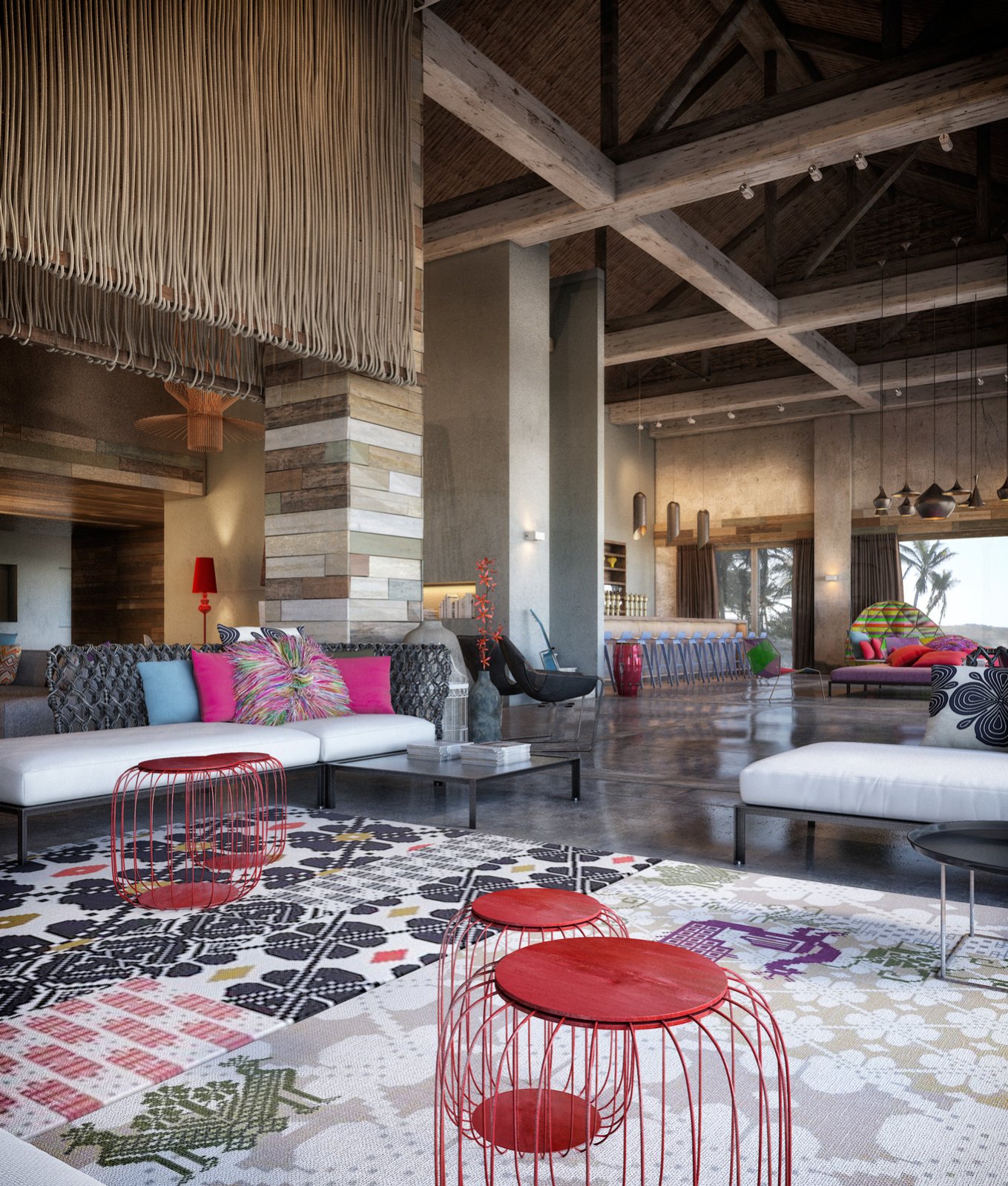 Create A Romantic Feel by Using A Unique Living Room Design RooHome