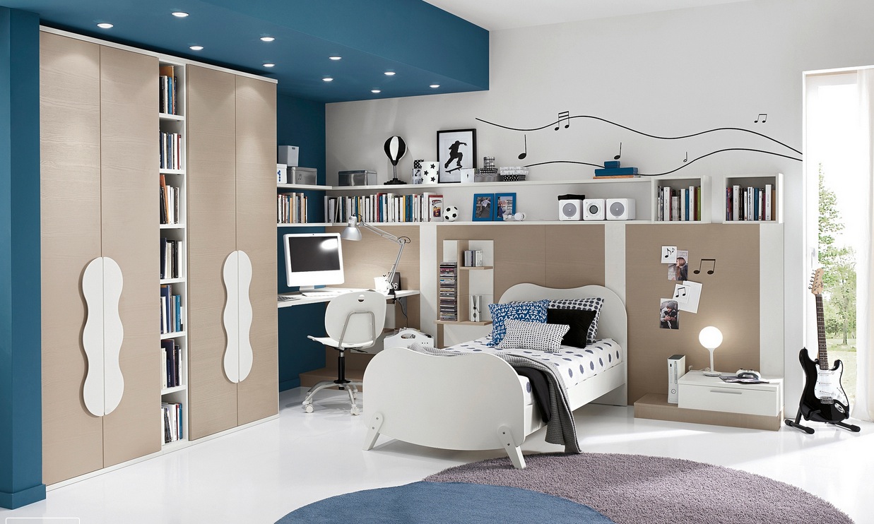 Modern Kid's Bedroom Design With Perfect Furniture