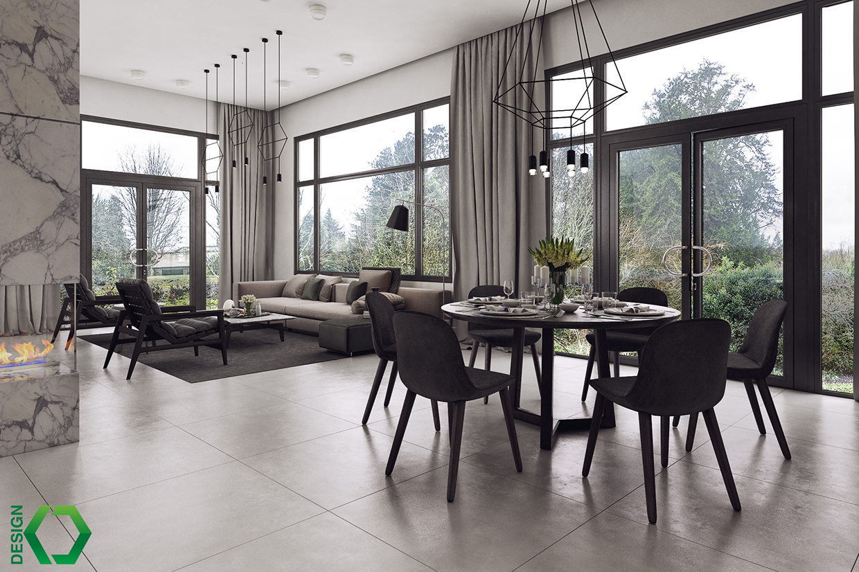 Trendy Apartment Decorating Ideas With Modern Black And White Theme