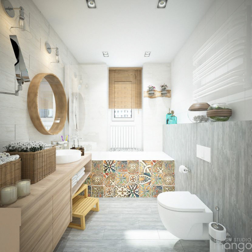 Creative Way To Arrange Your Small Bathroom Design Ideas With Trendy Backsplash Decor RooHome