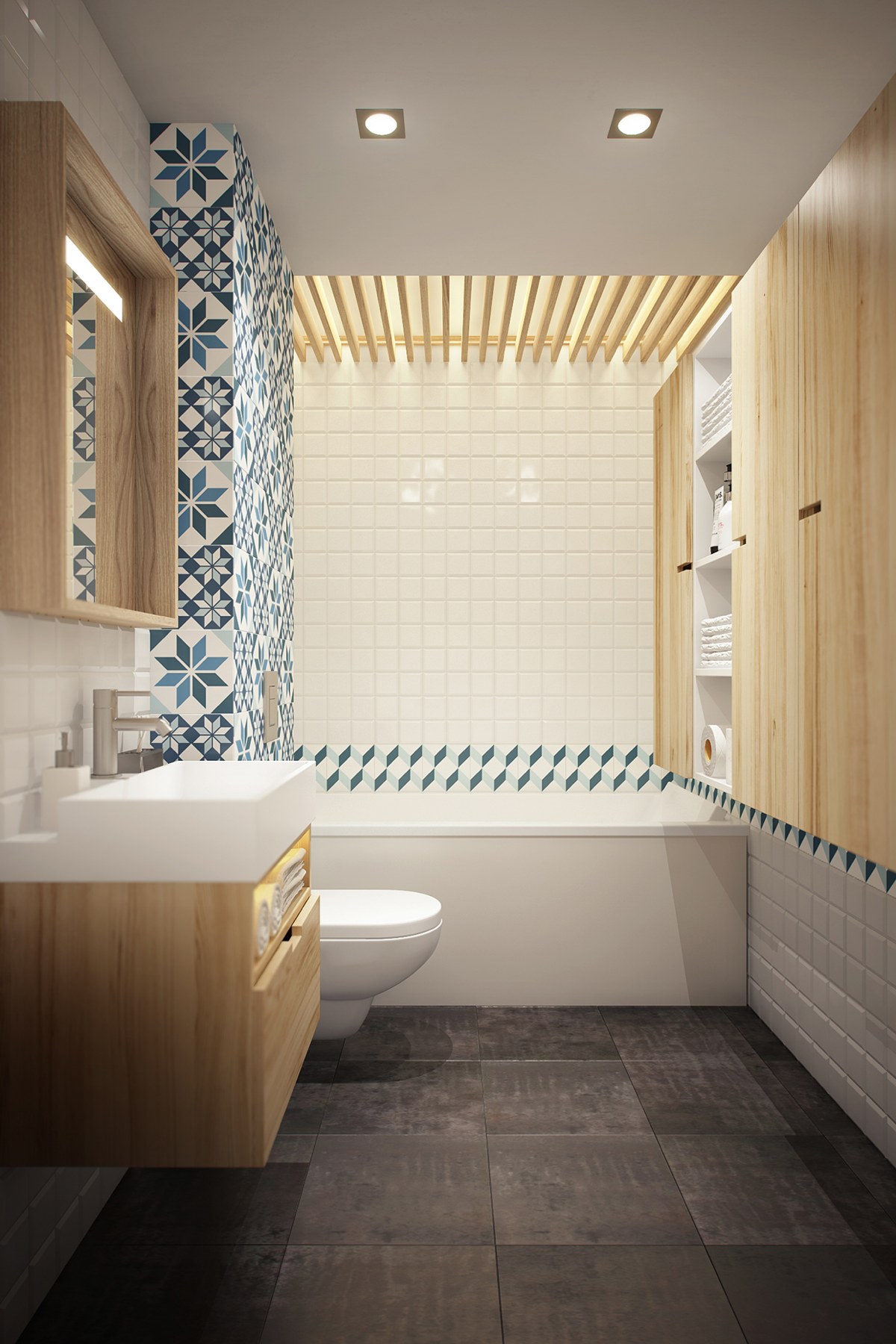 Bathroom Design Ideas Looks So Trendy Which Combined With a Tile Decor RooHome